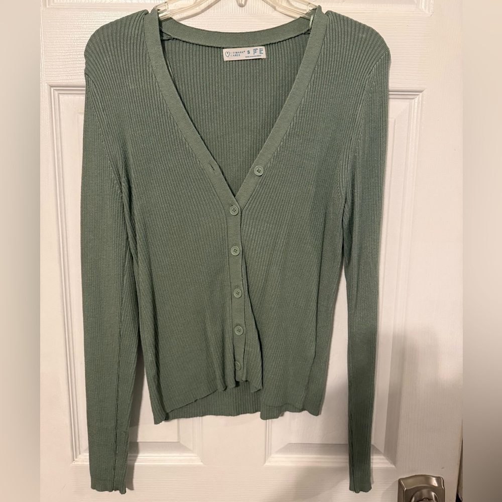 Primark Women's Green Cardigan Sweater